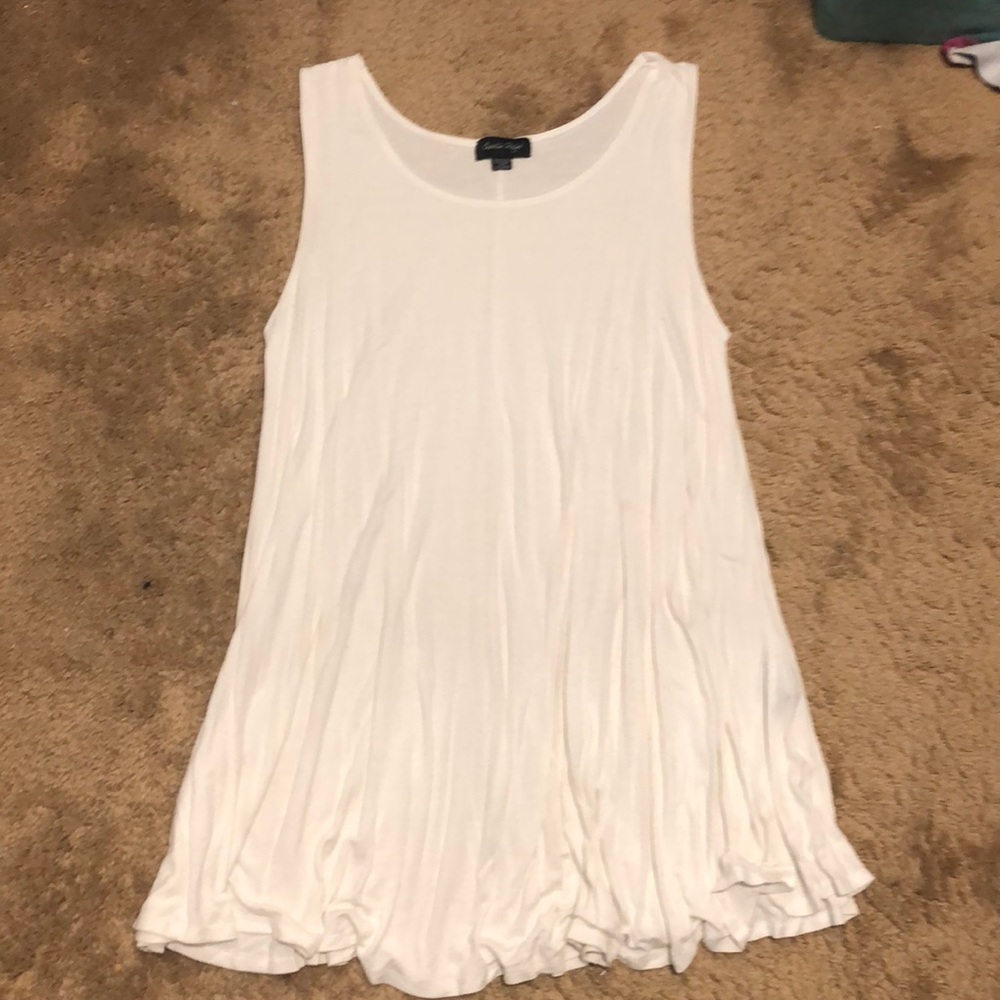Flowy white dress
